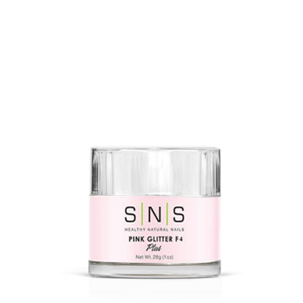 SNS Dipping Powder, 10, PINK GLITTER F4, 2oz (Packing: 70 pcs/case)