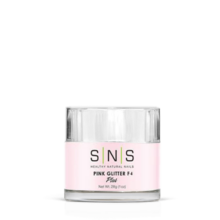 SNS Dipping Powder, 10, PINK GLITTER F4, 2oz (Packing: 70 pcs/case)