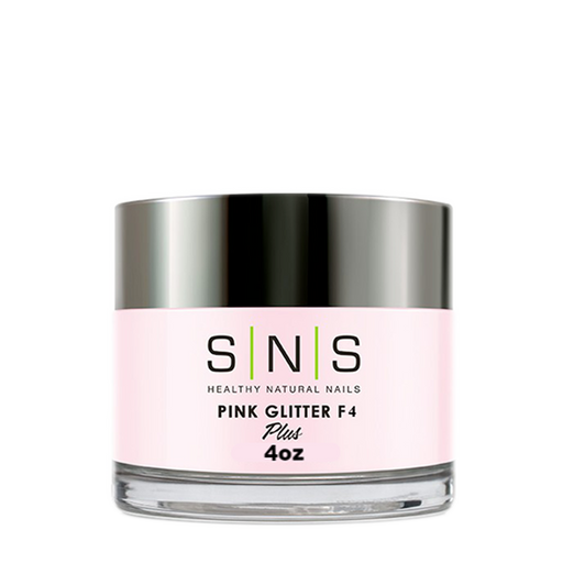 SNS Dipping Powder, 10, PINK GLITTER F4, 2oz (Packing: 70 pcs/case)