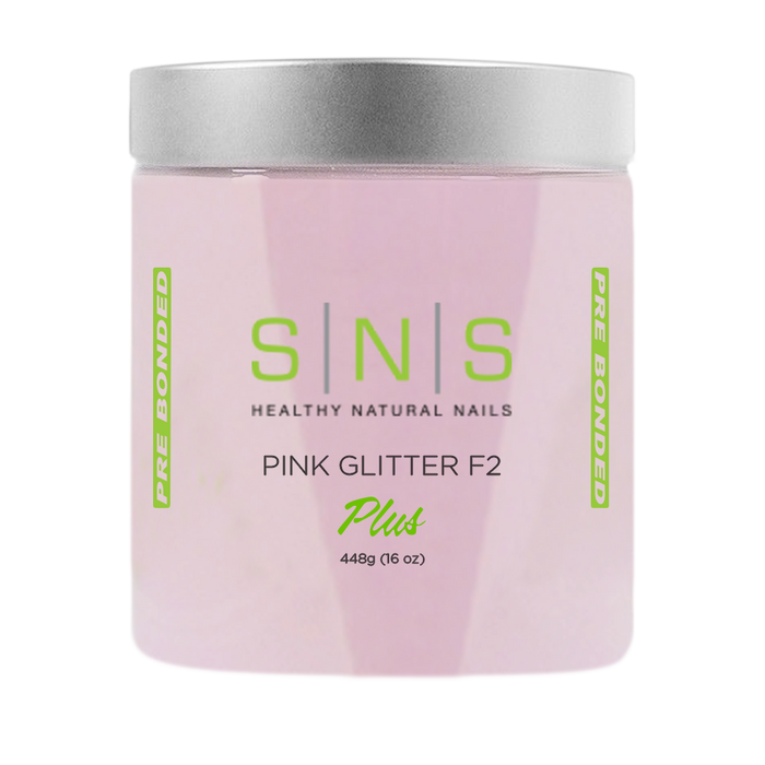 SNS Dipping Powder, 12, PINK GLITTER F2, 16oz