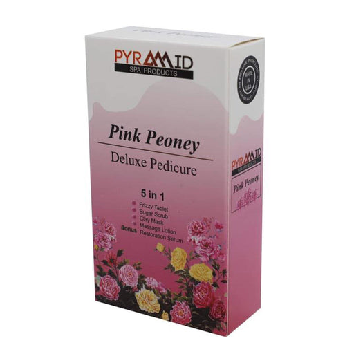 Pyramid PINK PEONEY Deluxe Pedicure 5 in 1 (Packing: 50 packs/case)