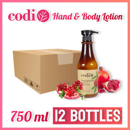 Codi Pomegranate Lotion (CASE), 750ml (25oz), 12 pcs/case