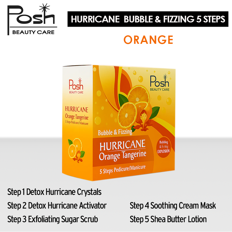 Posh Hurricane Kit 5in1, CASE, ORANGE (Pk: 36 kits/case)