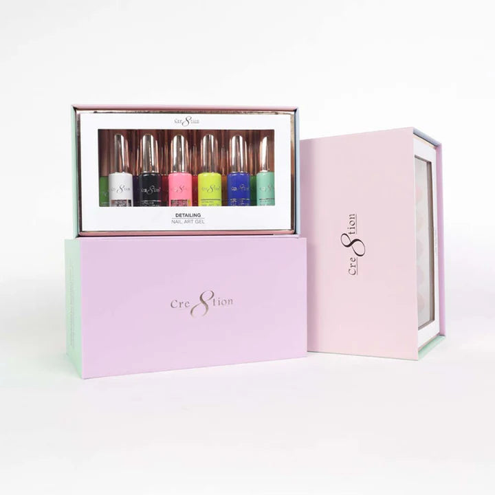 Cre8tion Detailing Gel (18 Colors) - Starter Kit