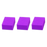 Cre8tion Disposable MINI Buffer, Purple Foam, White Grit 60/80, 06071, CASE (Packing: 1,500pcs/case)