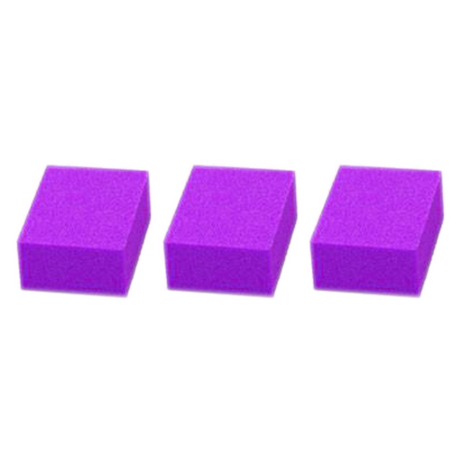 Cre8tion Disposable MINI Buffer, Purple Foam, White Grit 60/80, 06071, CASE (Packing: 1,500pcs/case)