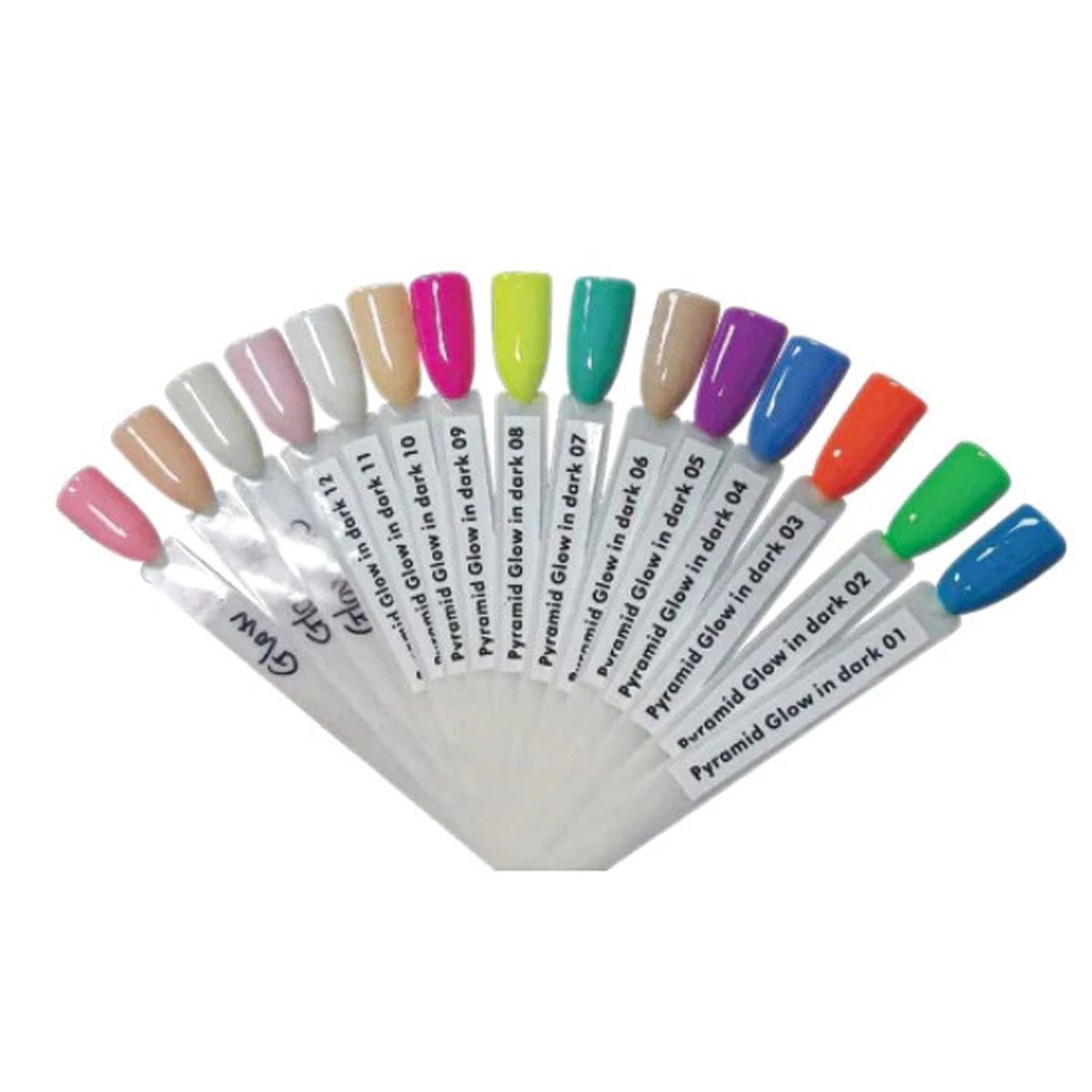 Sampler Tips Pyramid Glow In The Dark Dipping Powder Collection, Sample Tips (From ...