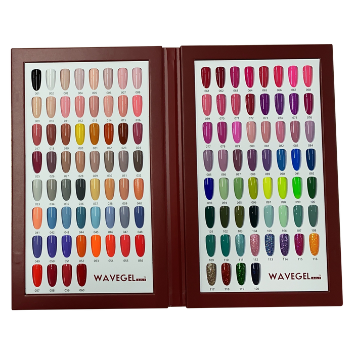 Wave Gel 4in1 Dipping Powder + Gel Polish + Nail Lacquer, QUEEN Collection, Color Book