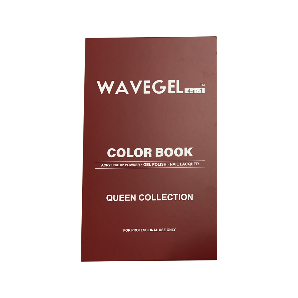 Wave Gel 4in1 Dipping Powder + Gel Polish + Nail Lacquer, QUEEN Collection, Color Book