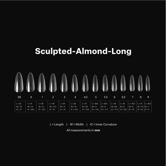Apres Sculpted Almond Long Box of Tips