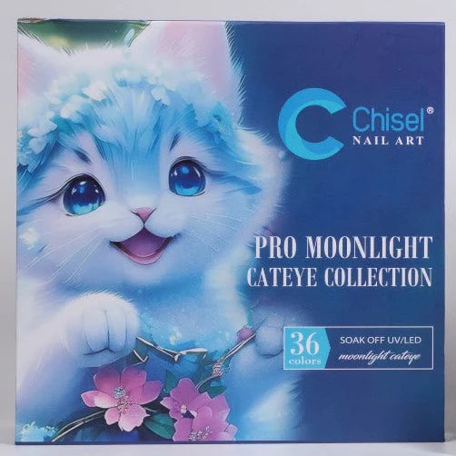 Chisel Pro Moonlight Cat Eye Gel Collection Set of 36 Colors