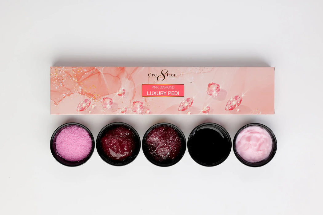 Cre8tion Luxury Pink Diamond Pedicure Spa, CASE (Pk: 99sets/case, 56 cases/pallet)