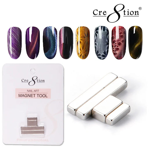 Cre8tion Nail Art - Magnet Tool, Cat Eye Magnet 4 Bars