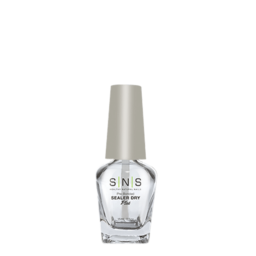 SNS Dipping Liquid, Glass Bottle, Sealer Dry (Gray Cap), 0.5oz (Packing: 84 pcs/case)