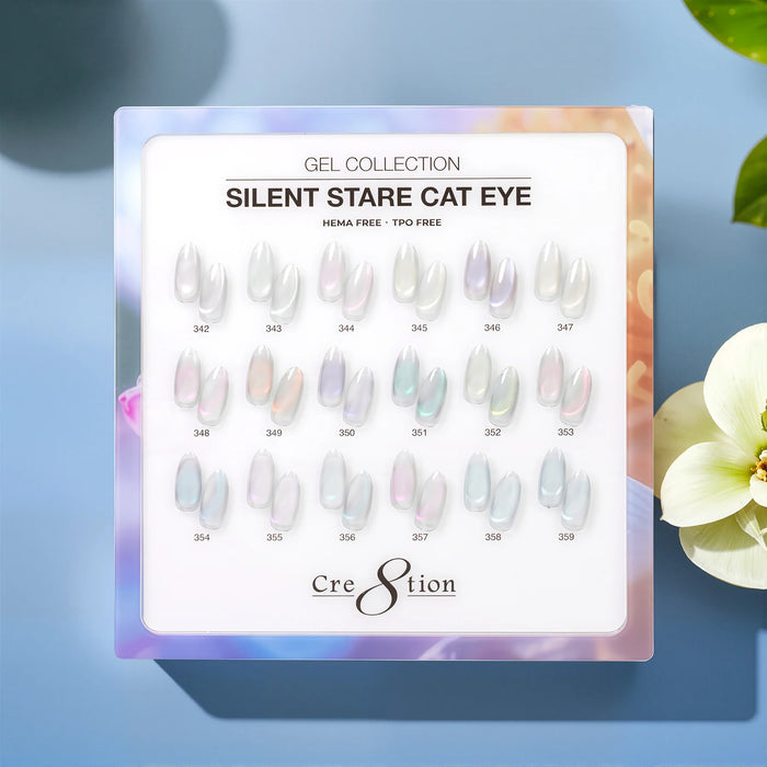 Cre8tion Acrylic Booklet - Cat Eye SILENT STARE (18 colors)