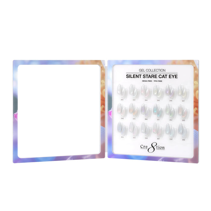 Cre8tion Acrylic Booklet - Cat Eye SILENT STARE (18 colors)