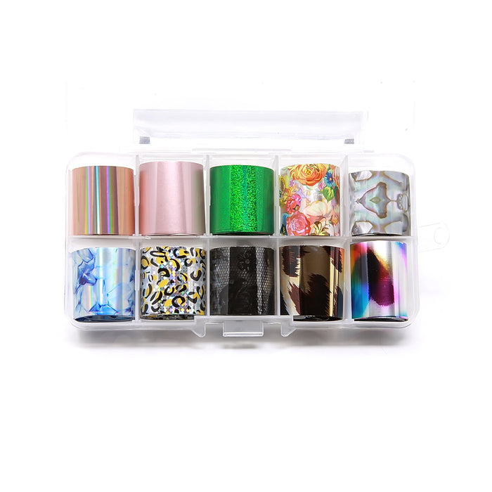 NCI Nail Art Transfer Foil, Small, Collection 10 OK0424VD