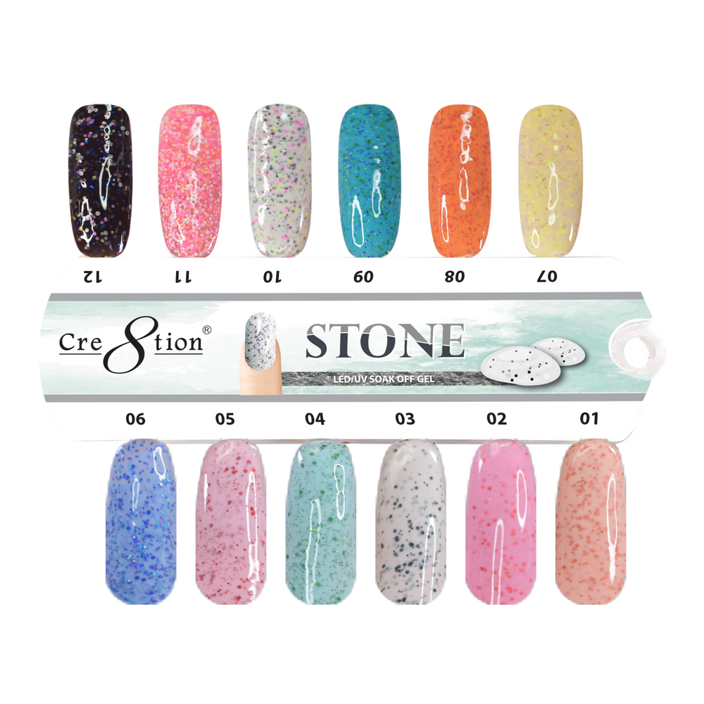 Cre8tion Stone Gel Collection, Sample Tips