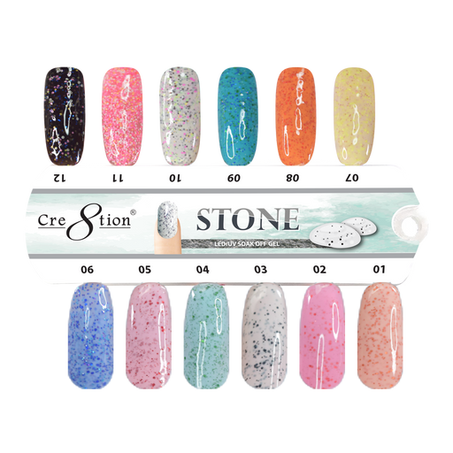 Cre8tion Stone Gel Collection, Sample Tips