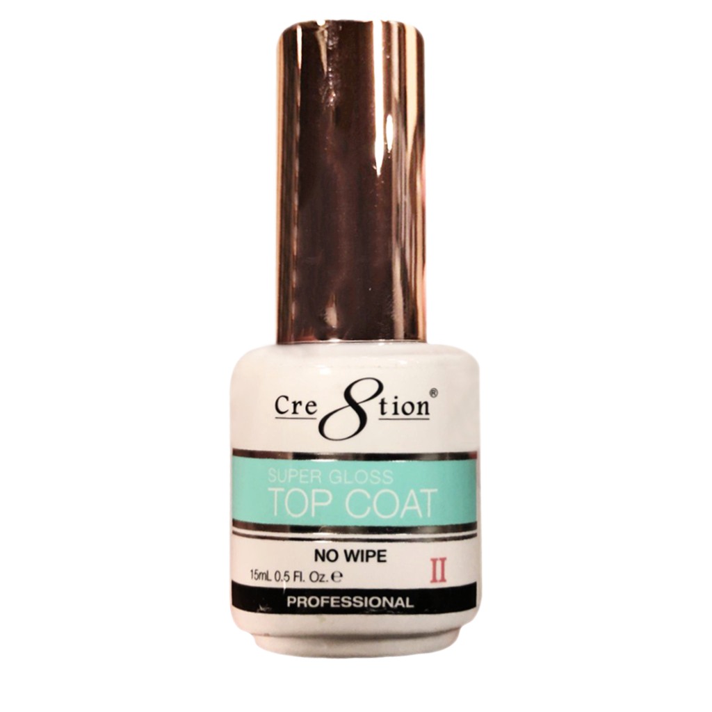 Cre8tion Super Gloss 0.5oz, Top Coat No Wipe, Formula II Cre8tion Super Gloss 0.5oz, Top Coat No Wipe, Formula II