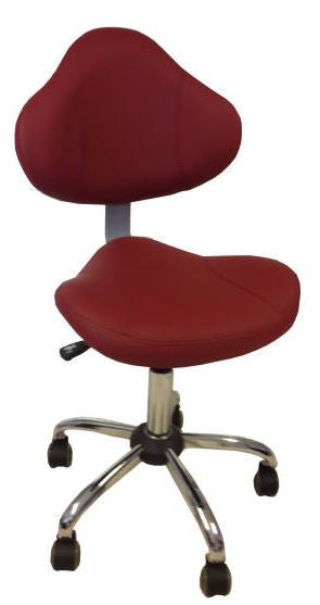 Cre8tion Technician Chair, Bright Burgundy, TC001BB (NOT Included Shipping Charge)