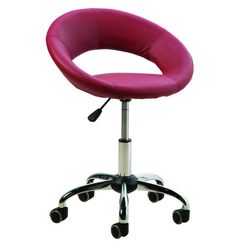 Cre8tion Technician Chair, Burgundy, TC002BU (NOT Included Shipping Charge)