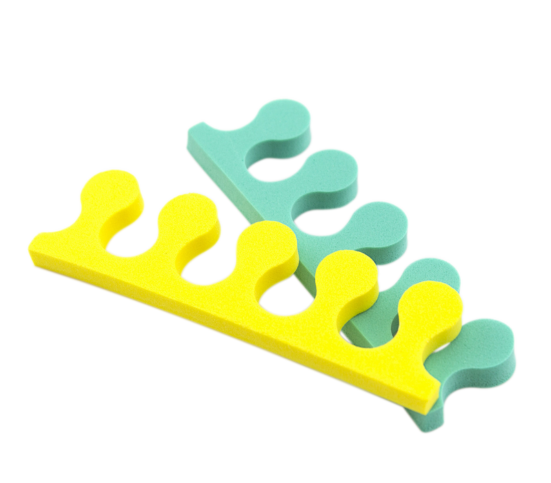 Cre8tion Toe Separators EVA Foam, 4 Holes, 2 Tone, PACK, 10001 (Packing: 100 pcs/pack - 1,000 pairs/case)