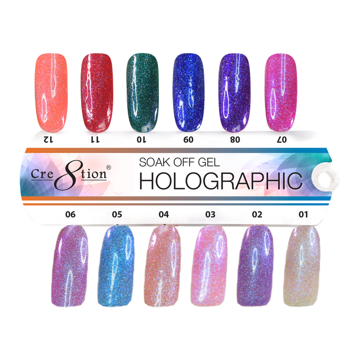Cre8tion Holographic Gel Collection, Sample Tips