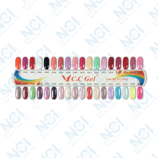 CnC Gel 3in1 Sample Tips, #01 (From G001 To G036) OK0827VD