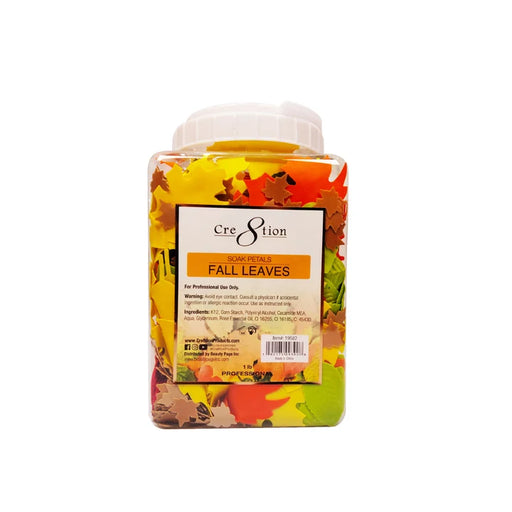 Cre8tion Soak Petals 1lb - Fall Leaves, CASE (Pk: 4 jars/case)