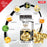 NBC BUBBLE Pedicure Kit 4 Step, CASE, GOLD PETALS (Pk: 50 pcs/case, 90 cases/pallet)
