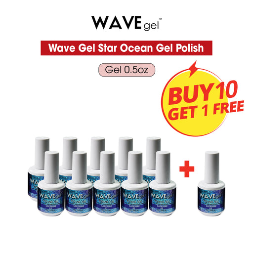 Wave Gel Star Ocean Gel Polish, 0.5oz. Buy 10 Get 01 FREE