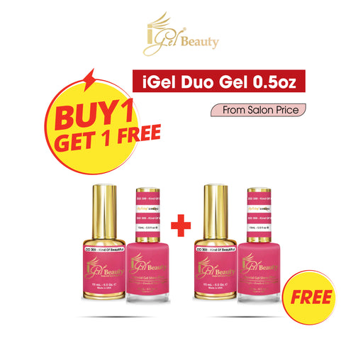 iGel Nail Lacquer + Gel Polish Match, 0.5oz. Buy 01 Get 01 FREE( From Salon Price )