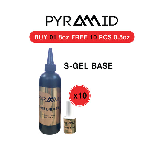 Pyramid S-Gel Base Refill, 8oz. Buy 01 Pyramid S-Gel Base Refill, 8oz Free 10 PCS 0.5oz