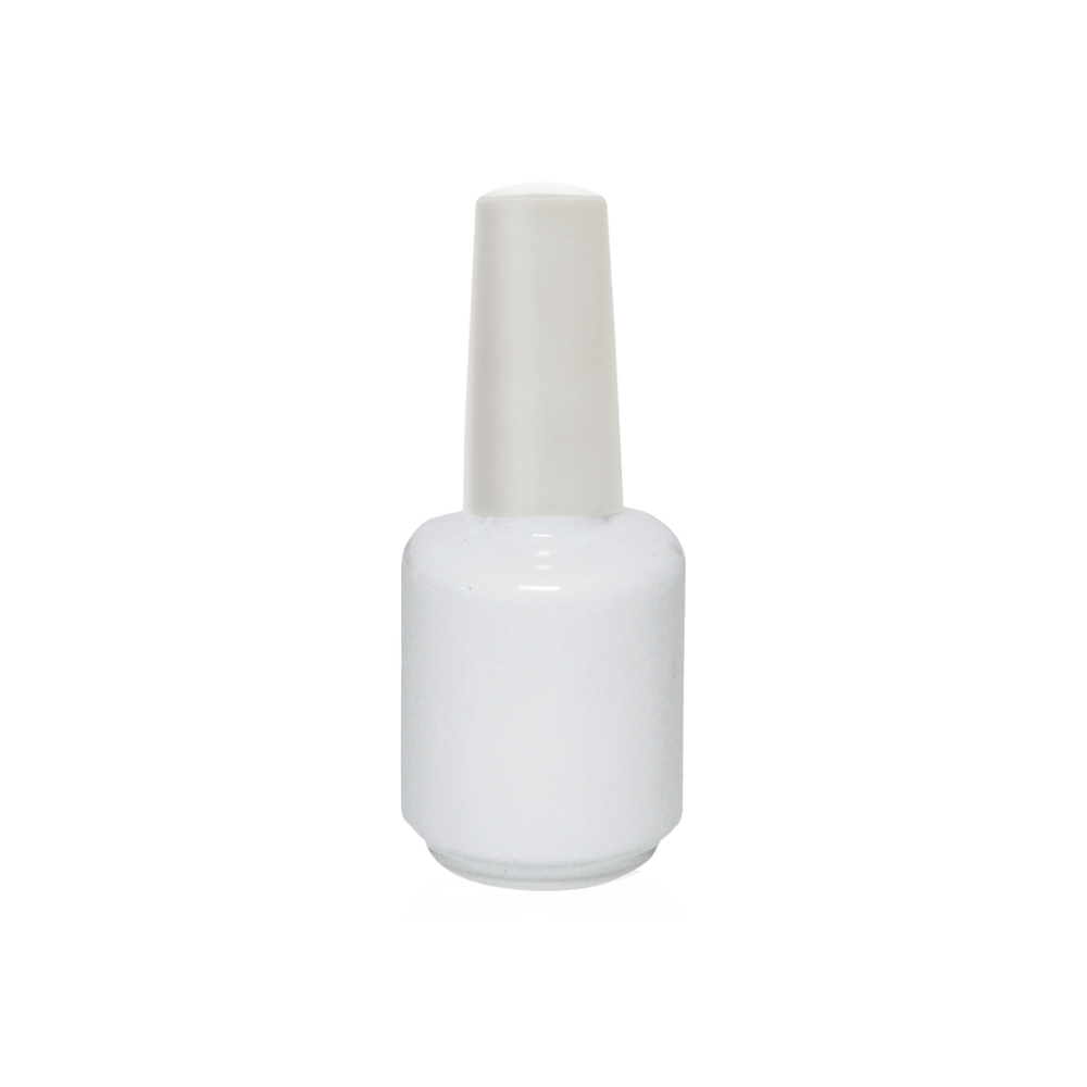 Cre8tion Empty Glass Bottle 0.5oz, Blank White (Pk: 360 pcs/case)