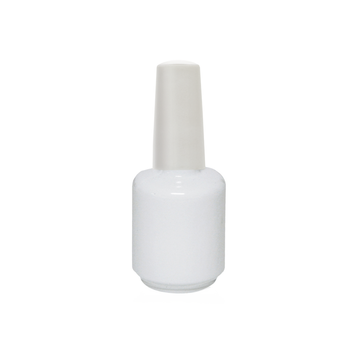Cre8tion Empty Glass Bottle 0.5oz, Blank White (Pk: 360 pcs/case)