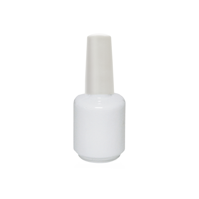 Cre8tion Empty Glass WHITE Bottle, Blank, 0.5oz, 26046 (Packing: 288 pcs/case)
