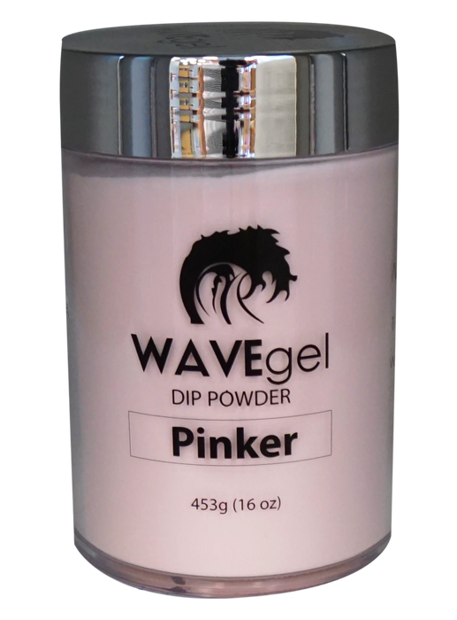 Wave Gel Acrylic/Dipping Powder, Pink & White Collection, PINKER, 16oz