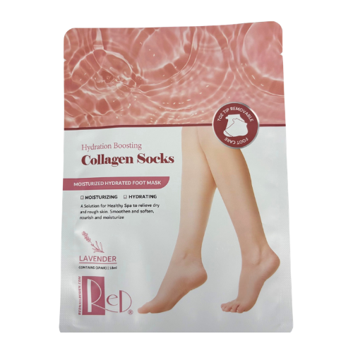 RED Collagen Socks - Hydration Boosting, BOX (Pk: 120pcs/box, 4boxes/case)