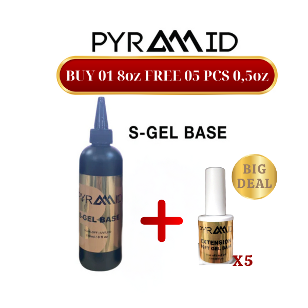 Pyramid S-Gel Base Refill, 8oz. Buy 01 Pyramid S-Gel Base Refill, 8oz Free 05 PCS 0.5oz