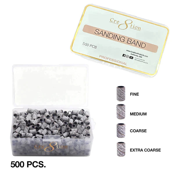 Cre8tion Zebra Sanding Band (Big Box), NEW, X-COARSE (Pk: 500 pcs/box, 72 boxes/case)