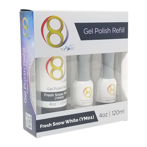 Aora Fresh Snow White Kit 4oz Refill, YM01, Free YM01 & YM06 0.47oz Aora Fresh Snow White Kit 4oz Refill, YM01, Free YM01 & YM06 0.47oz