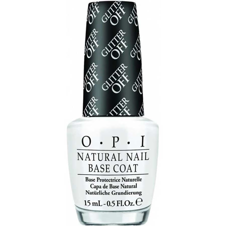 OPI Nail Lacquer, NT B01, Glitter-Off Peelable Base Coat, 0.5oz