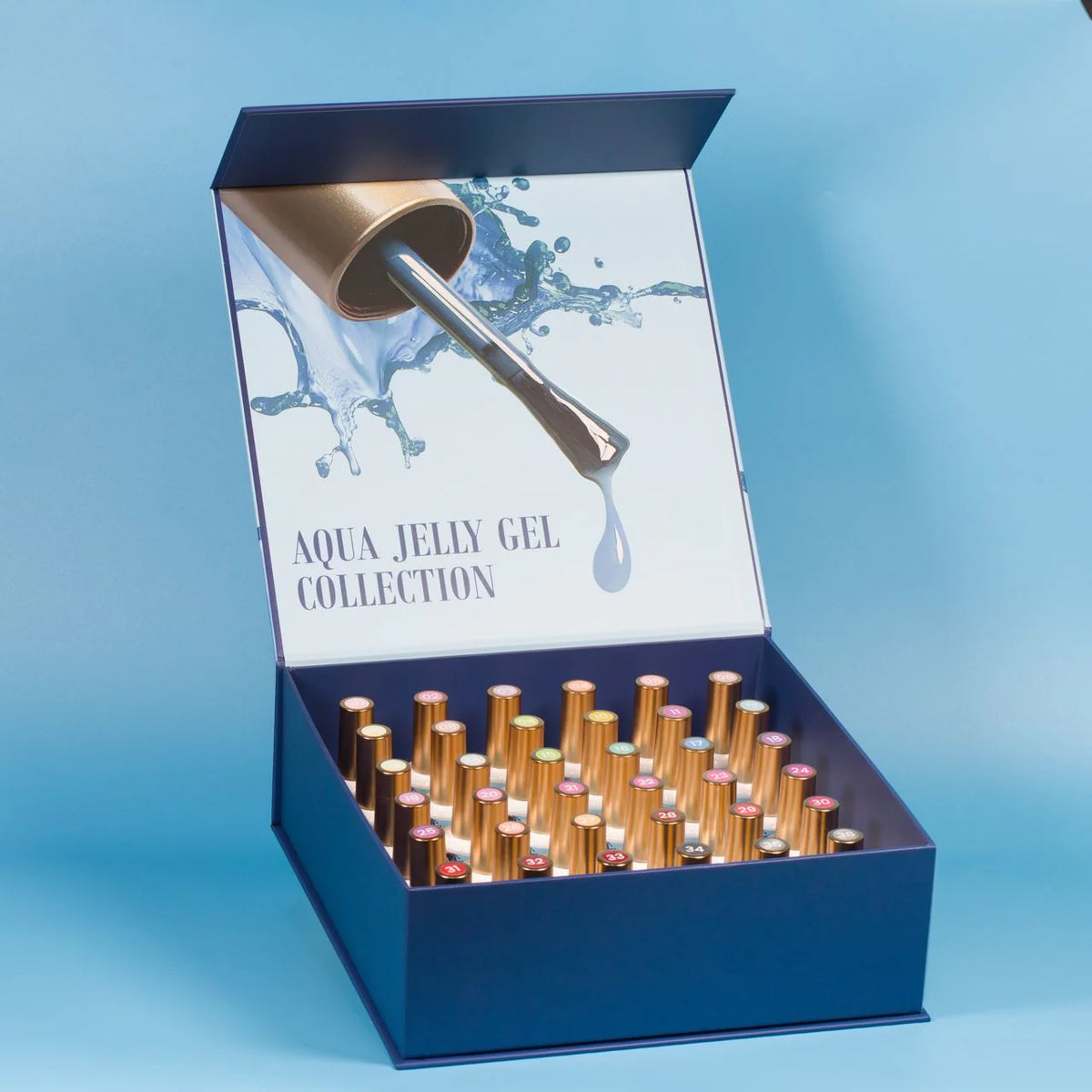 Chisel Aqua Jelly Cat Eye Gel Collection Set of 36 Colors — Nails Cost ...