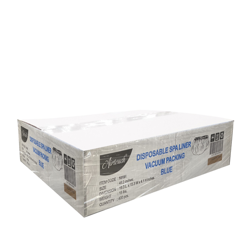 Airtouch Spa Liner "Vacuum Packing", BLUE, 10191, CASE (Pk: 400pcs/case, 90 cases/pallet)