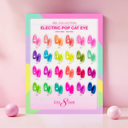 Cre8tion Acrylic Booklet - Cat Eye Electric Pop (24 Colors)