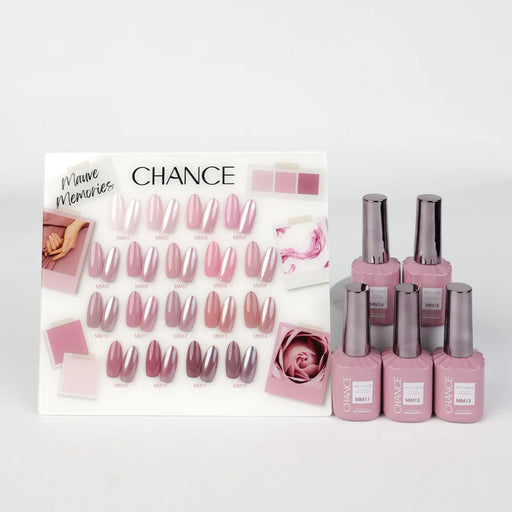Chance Gel 0.5oz Full Kit (18 Colors) - Mauve Memories