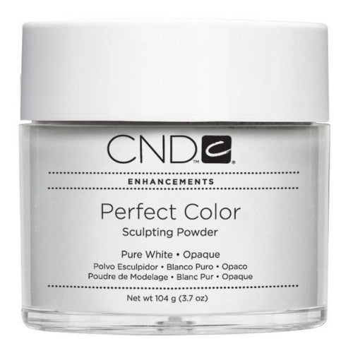 CND Perfect Color Sculpting Powder, 03254, Pure White (Opaque), 3.7oz