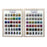 Cre8tion Acrylic Booklet - Nail Art Chrome, Crystal Chrome, White Pearl, White Silk & Pixie Dust (72 colors)