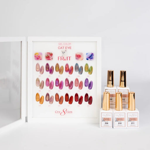 Cre8tion Cat Eye Kit - Cat Eye FRUITS (18 colors) Collection (202-219)